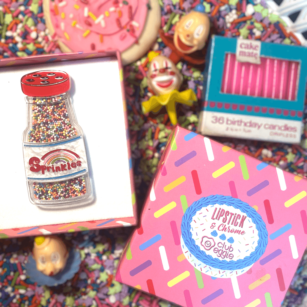 The Sweet Life Brooch by Club Eggie x Lipstick & Chrome - Quirks!