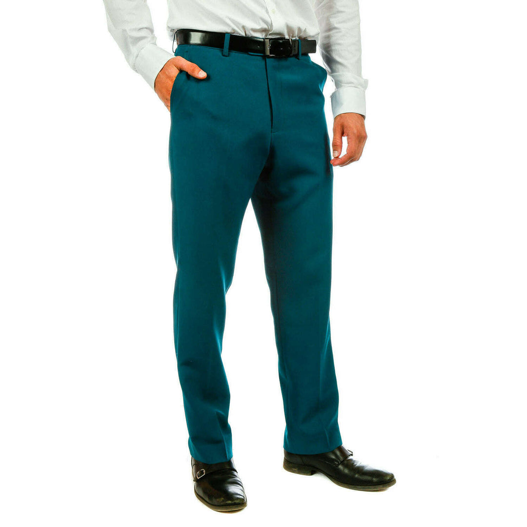 The Teal Titans | Teal Suit Pants