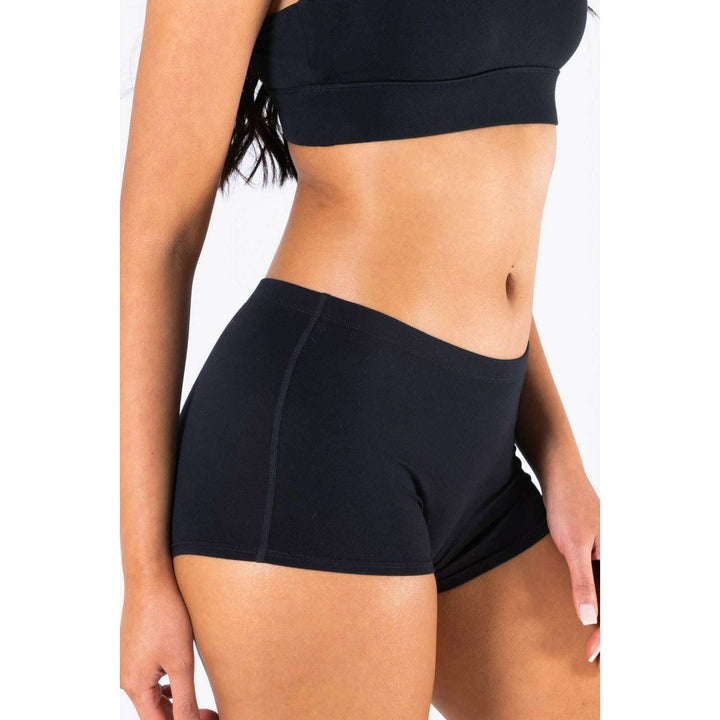 The Threat Level Midnight | Black Modal Boyshort Underwear