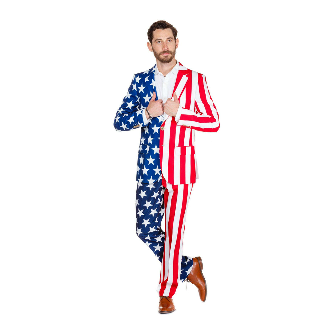 The Tommy J | American Flag Suit Pants