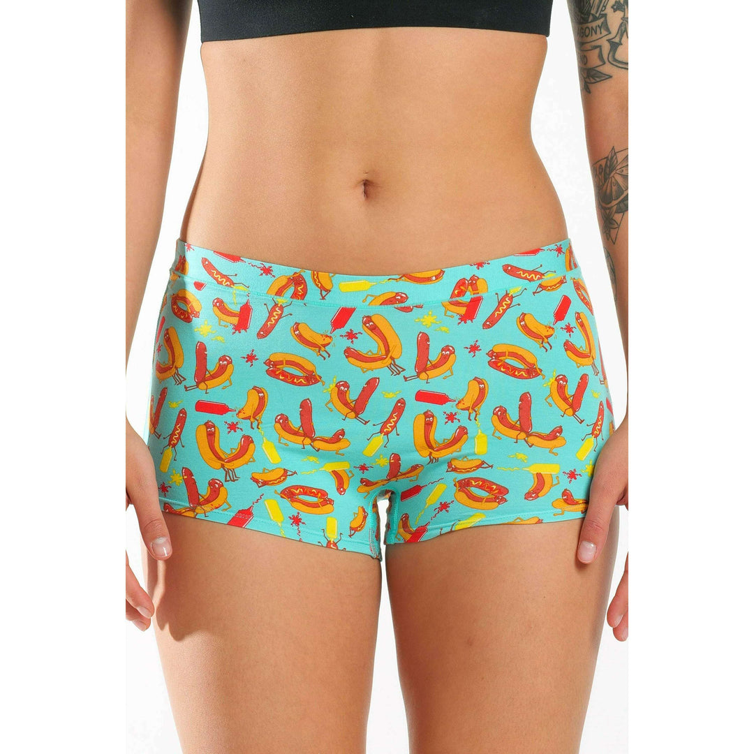 The Use a Condiment | Hot Dogs Modal Boyshort Underwear