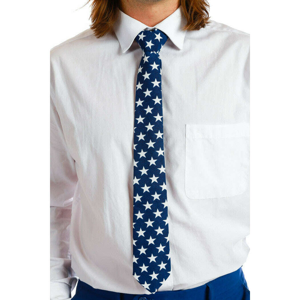The Van Buren | Stars And Stripes Ties By Opposuits