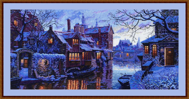 The Venice of the North  K-211 Counted Cross-Stitch Kit