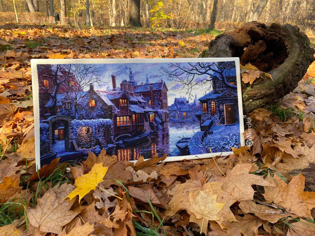 The Venice of the North  K-211 Counted Cross-Stitch Kit