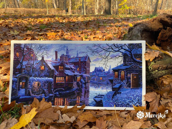 The Venice of the North  K-211 Counted Cross-Stitch Kit