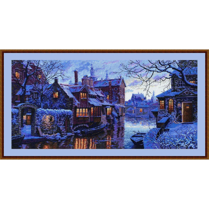 The Venice of the North  K-211 Counted Cross-Stitch Kit