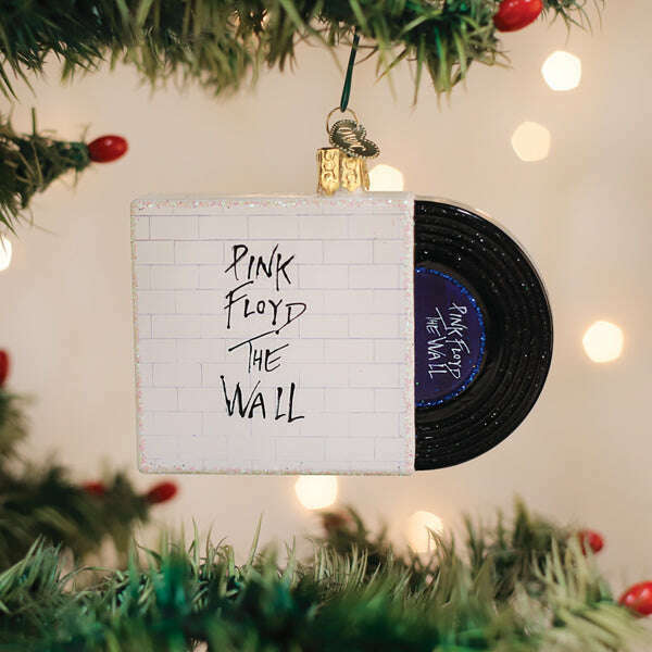 Old World Christmas The Wall Album Cover Blown Glass Ornament