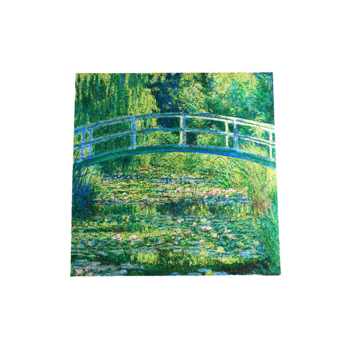 The Water Lily Pond after Claude Monet - Jigsaw Wooden Puzzle by Wizardi F07N9-28