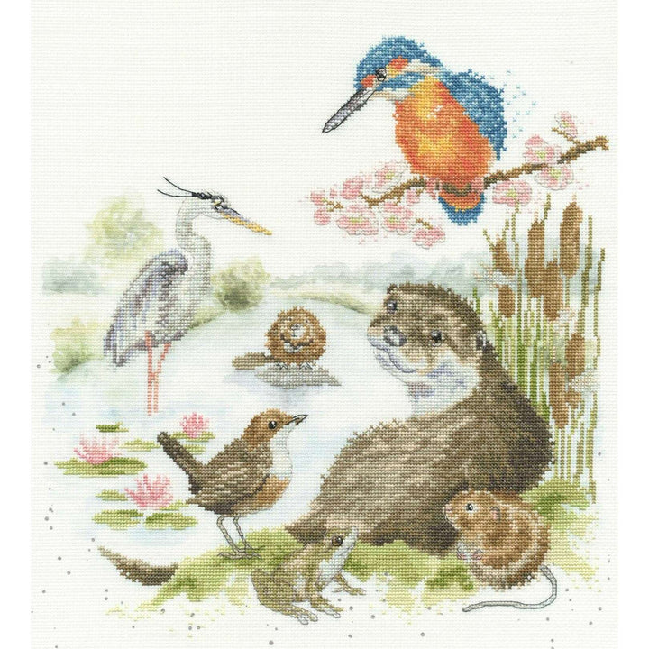 The Water's Edge XHD148 Counted Cross Stitch Kit