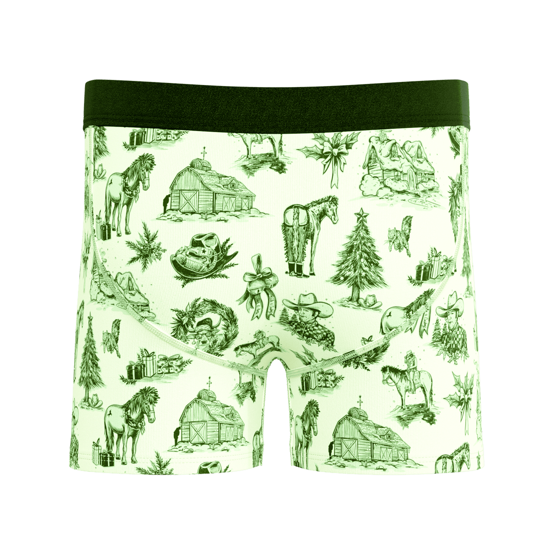 The Western Wonderland | Western Toile Boy's Boxer Briefs