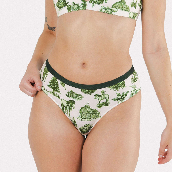 The Western Wonderland | Western Toile Cheeky Underwear