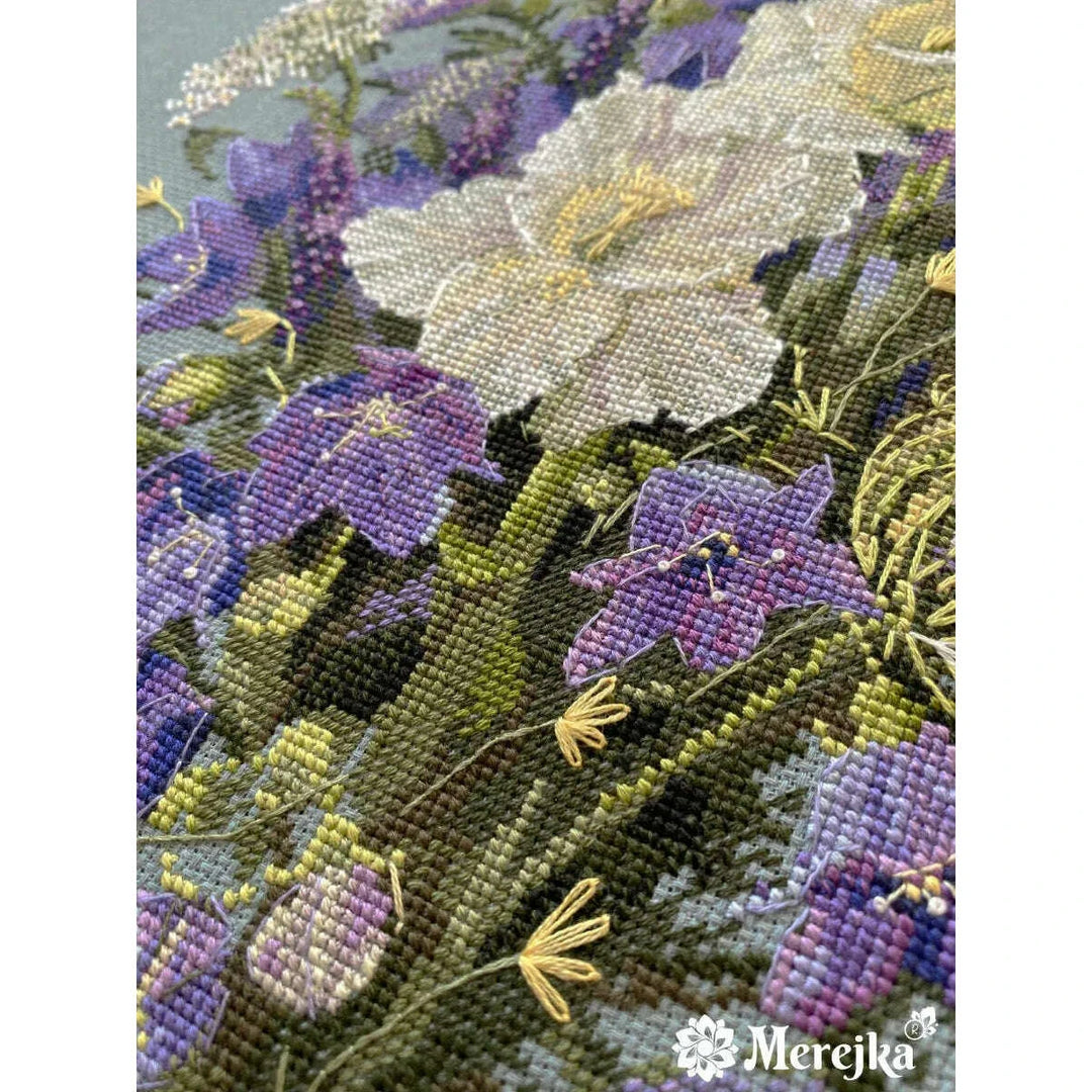 The White Sword Lily K-223 Counted Cross-Stitch Kit