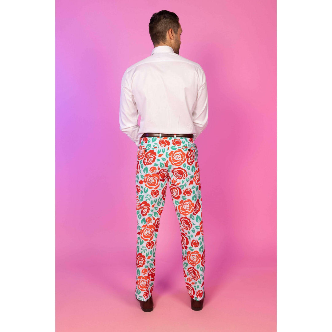 The Win By A Rose | Derby Roses Suit Pants