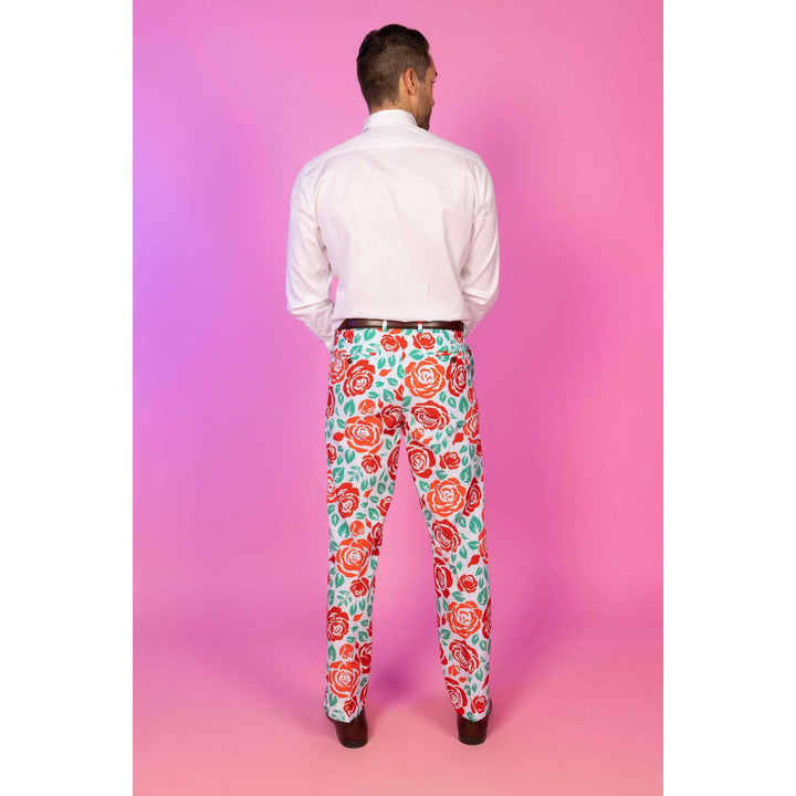 The Win By A Rose | Derby Roses Suit Pants