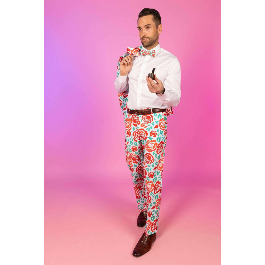 The Win By A Rose | Derby Roses Suit Pants