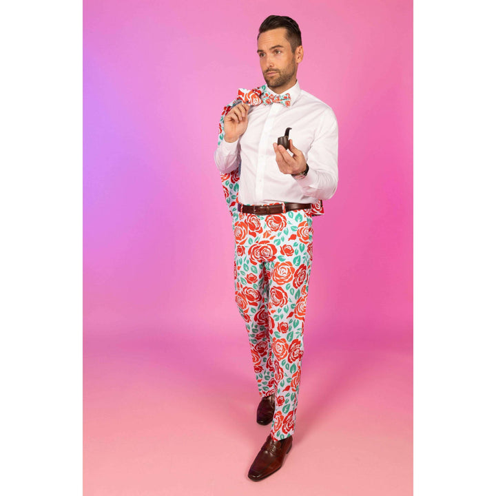 The Win By A Rose | Derby Roses Suit Pants