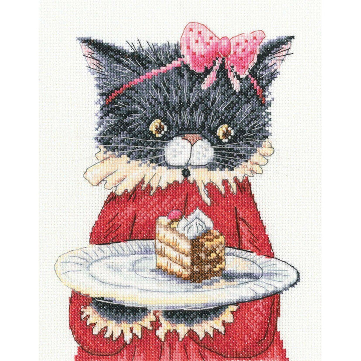 There were cats. I bring happiness M914 Counted Cross Stitch Kit