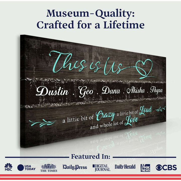 This is Us Family Sign