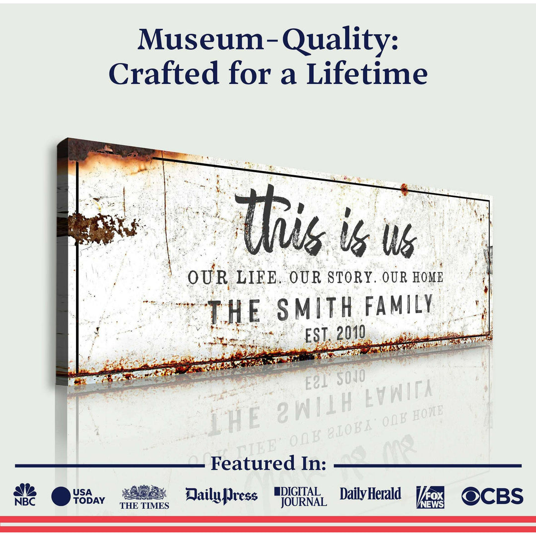 This Is Us Rustic Sign