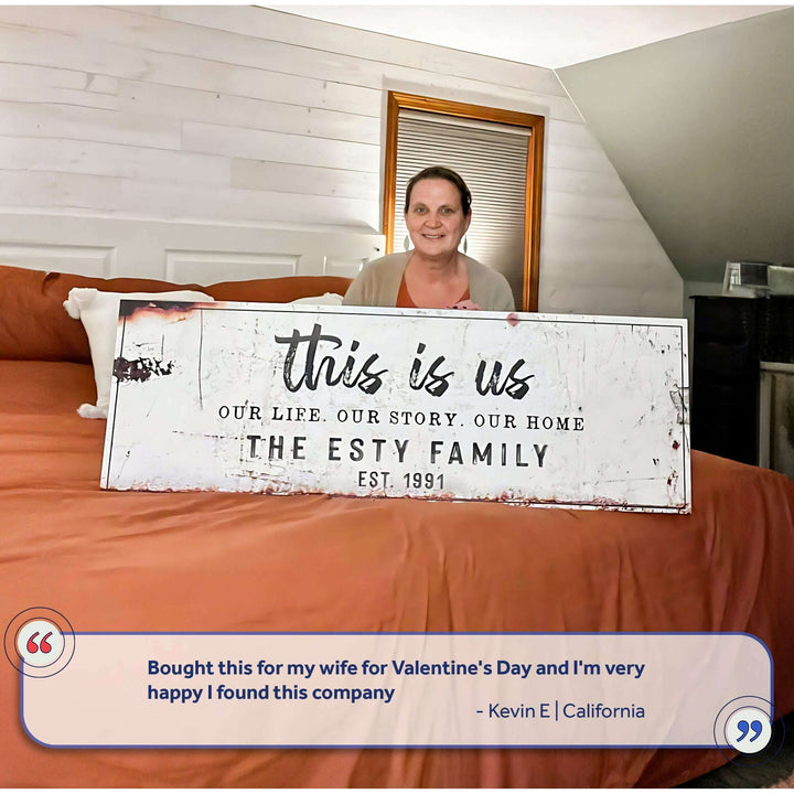 This Is Us Rustic Sign