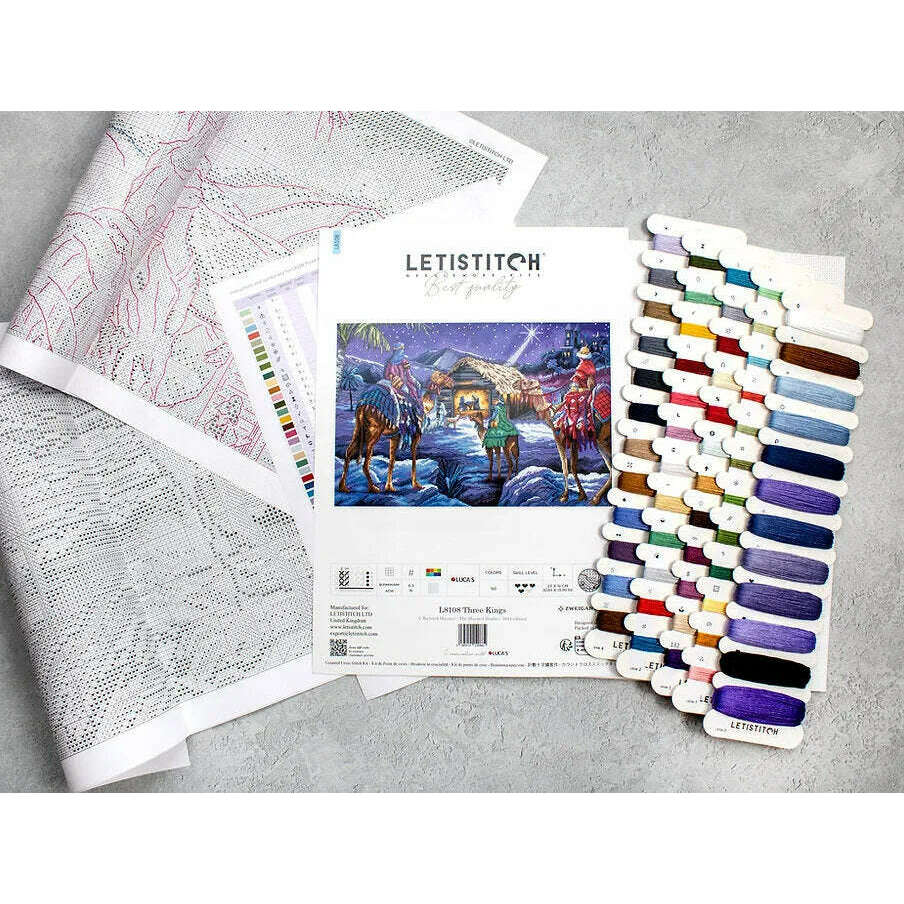 Three Kings L8108 Counted Cross Stitch Kit