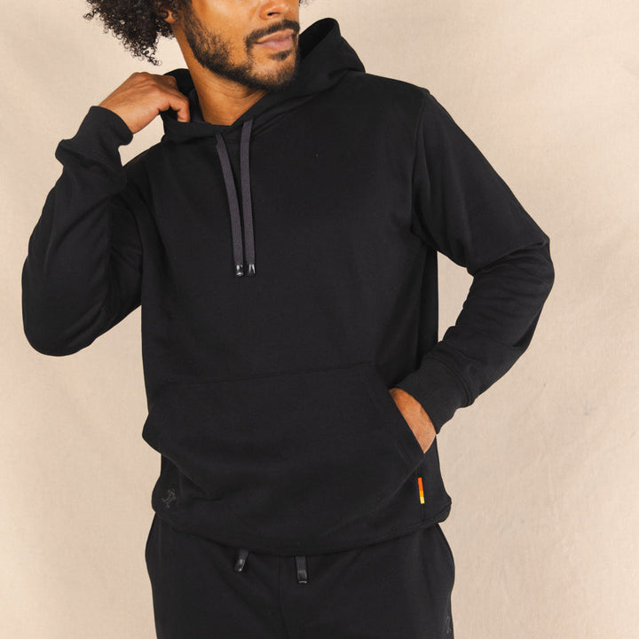 The Threat Level Midnight | Black Sexy Terry™ Men’s Lounge Hoodie