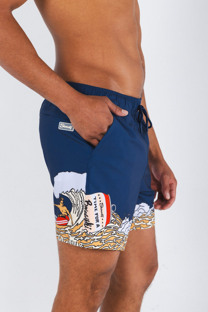 The Tidal Lager | Beer Surfer Ball Hammock® Pouch 5" Swim Trunks
