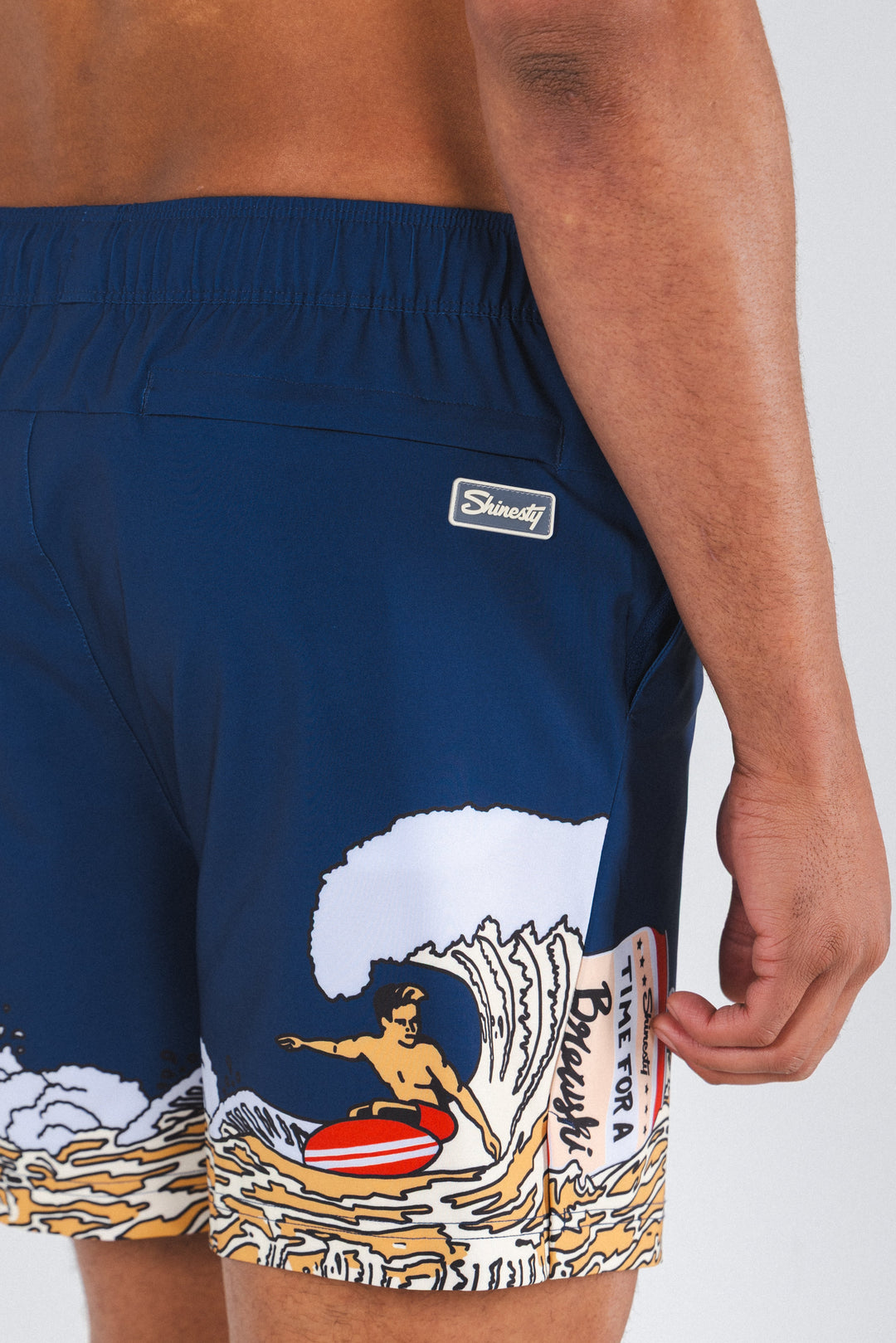 The Tidal Lager | Beer Surfer Ball Hammock® Pouch 5" Swim Trunks