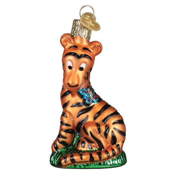 Old World Christmas Tigger Blown Glass Ornament
