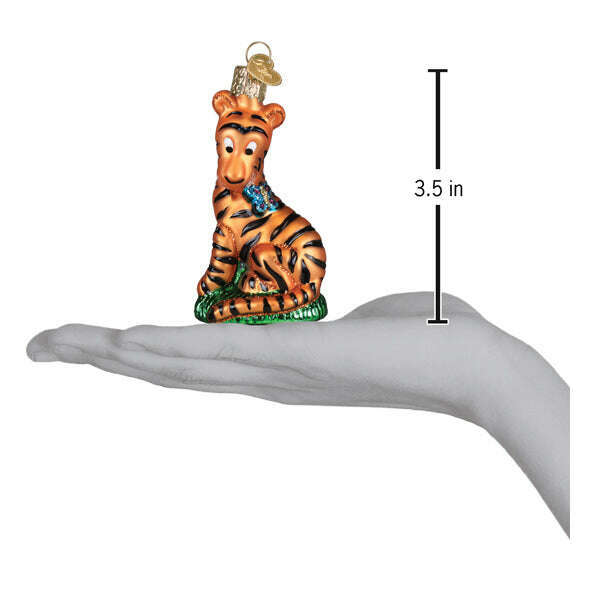 Old World Christmas Tigger Blown Glass Ornament
