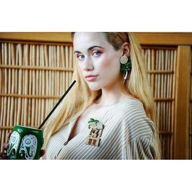 Tiki Bar Brooch by Laliblue - Quirks!