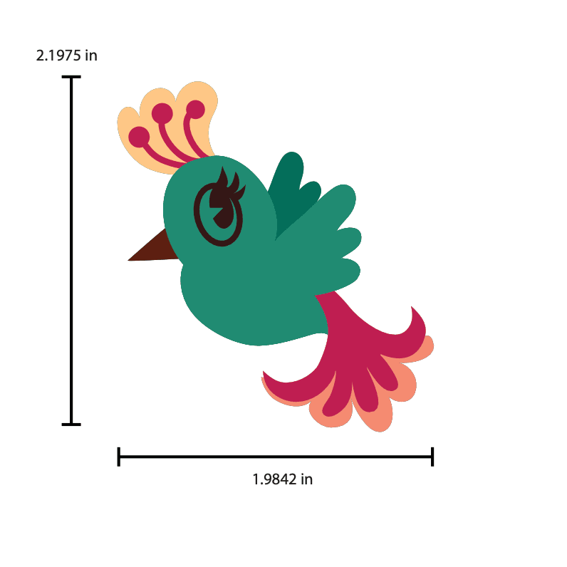 Tiki Tweetie Brooch by Miss Fluff x Lipstick & Chrome – view 3