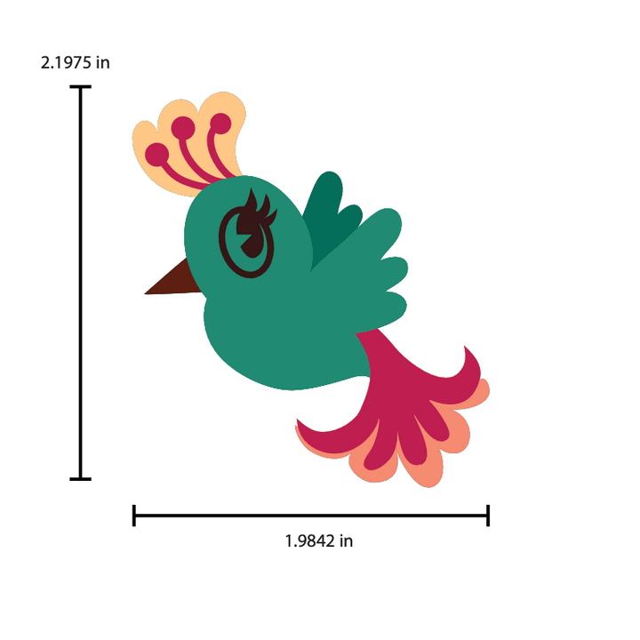 Tiki Tweetie Brooch by Miss Fluff x Lipstick & Chrome – view 3
