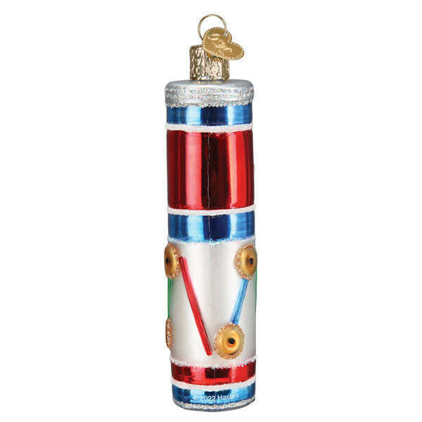 Old World Christmas Tinkertoy Blown Glass Ornament
