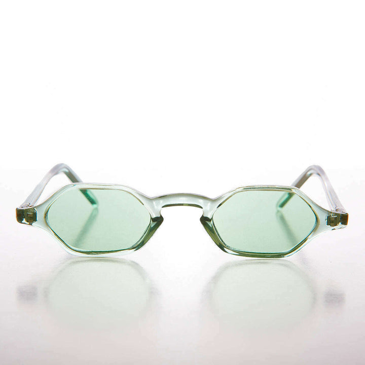 Tiny Hexagon Vintage Sunglasses - Tesh