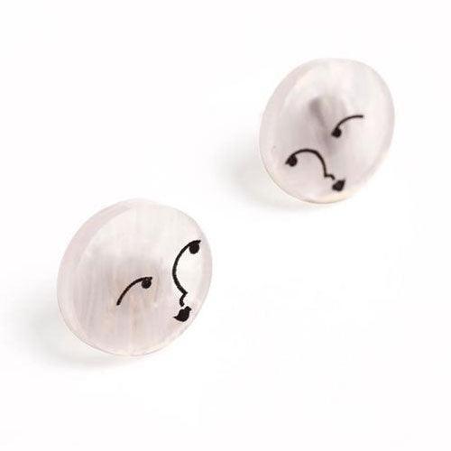 Tiny Moon Earrings by Laliblue - Quirks!