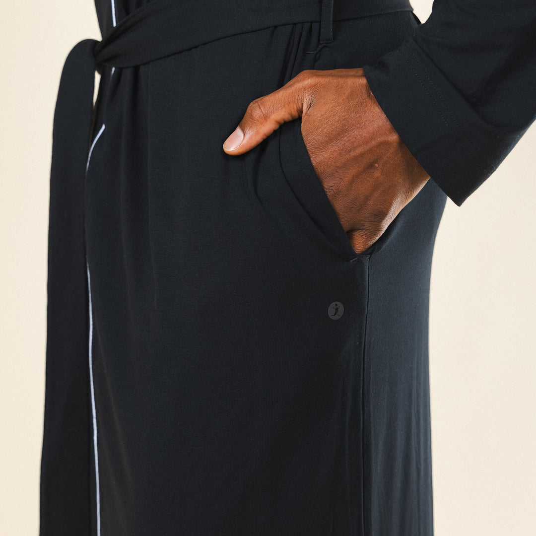 The Threat Level Midnight | Black Long Modal Robe