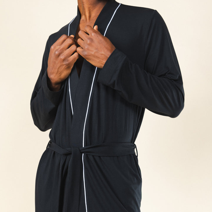 The Threat Level Midnight | Black Long Modal Robe