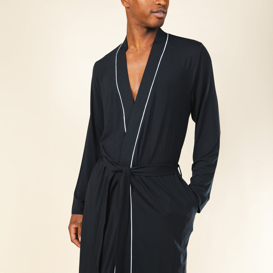 The Threat Level Midnight | Black Long Modal Robe