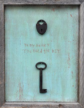 "To My Heart You Hold The Key" Art Print - Quirks!
