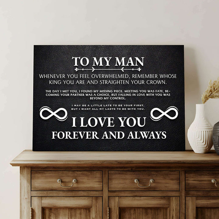 To My Man Father's Day Gift Sign II