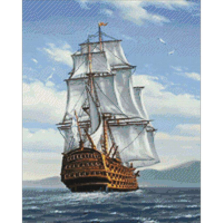 To the Distant Shores CS2604 15.8 x 19.7 inches Crafting Spark Diamond Painting Kit