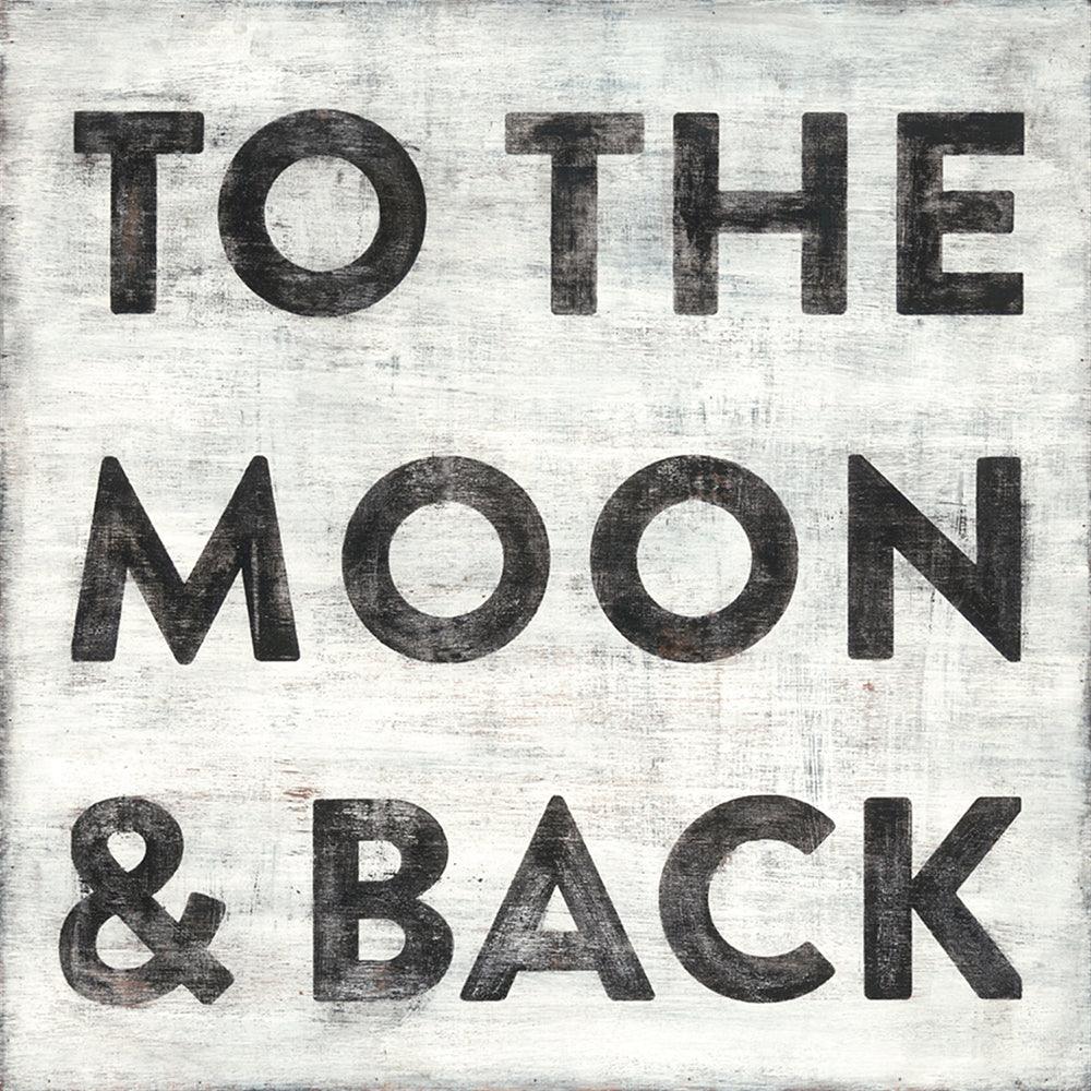 "To The Moon And Back" Art Print - Quirks!