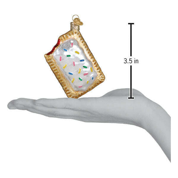 Old World Christmas Toaster Pastry Blown Glass Ornament