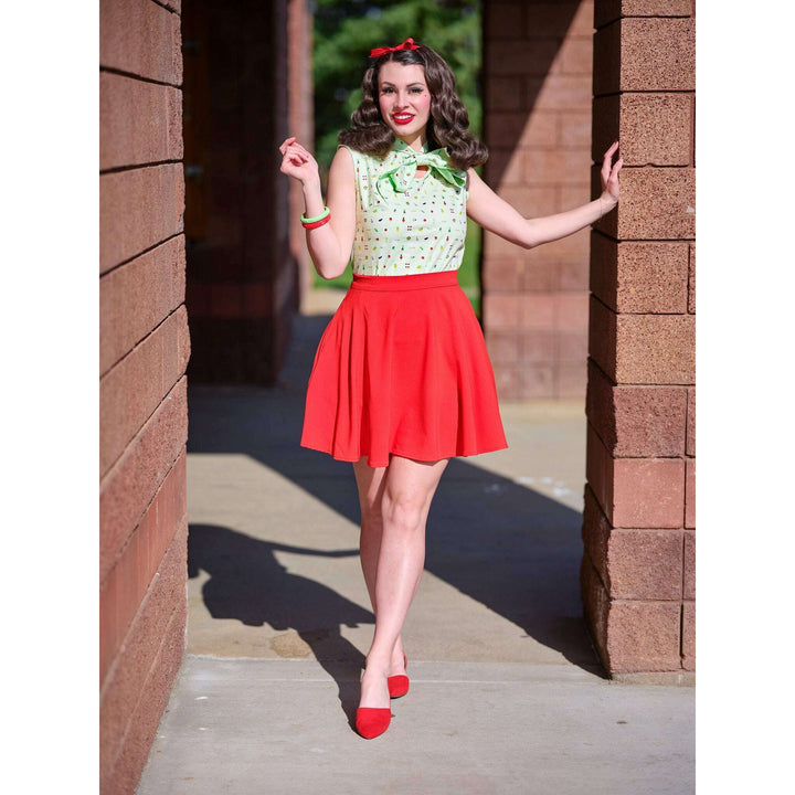 Tomato Skater Skirt