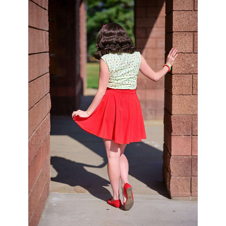 Tomato Skater Skirt