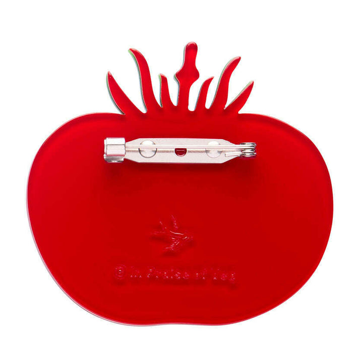 Tomato Time Brooch by Erstwilder