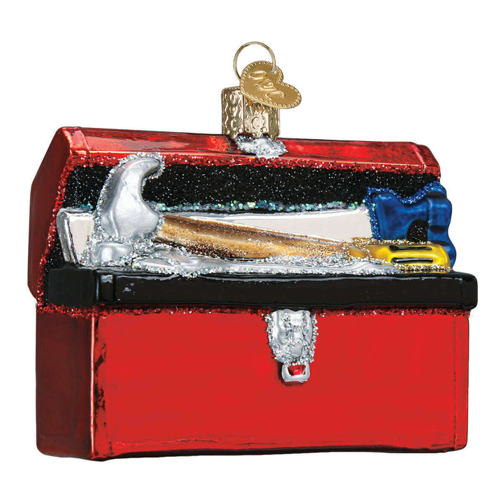 Old World Christmas Toolbox Blown Glass Ornament