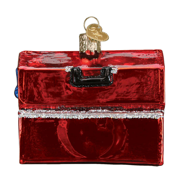 Old World Christmas Toolbox Blown Glass Ornament