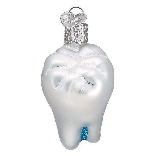 Old World Christmas Tooth Blown Glass Ornament
